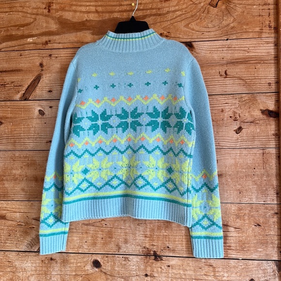 Sundance Fair Isle Wool Angora blend sweater - Picture 2 of 11
